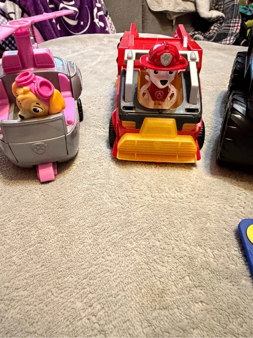 PAW Patrol Vehicle Lot Chase Rubble‎ Skye Marshall Rocky Everest Big Truck